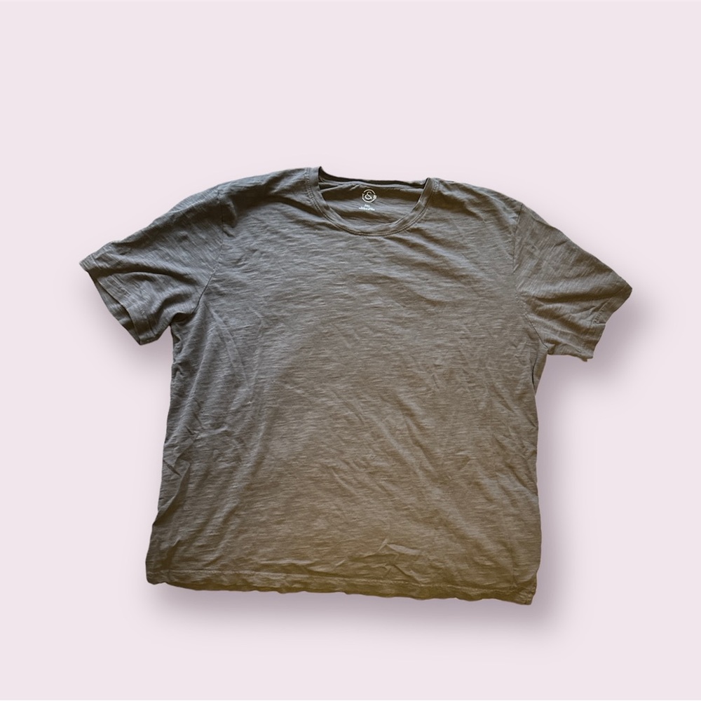2XL Grey Short Sleeve Tee